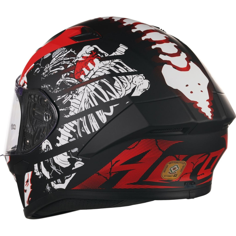 Airoh Valor Ribs Motorcycle Helmet & Visor