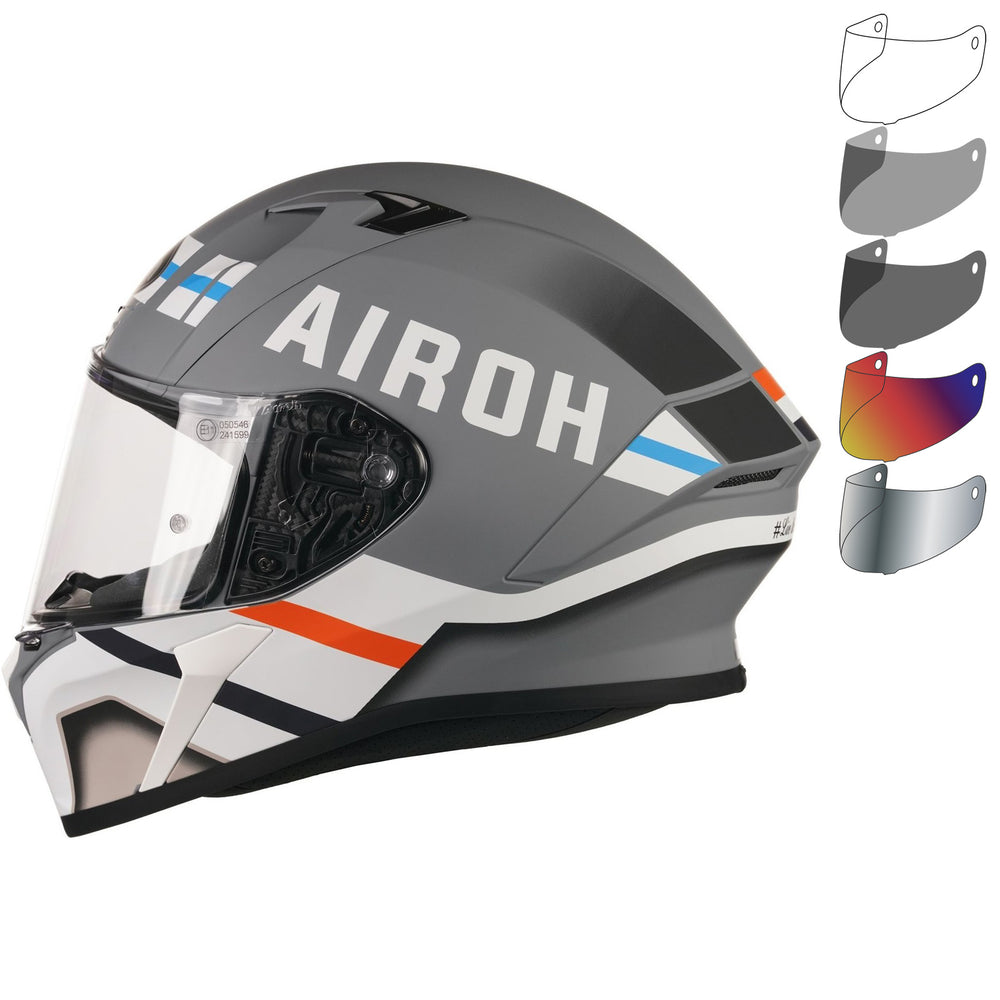 Visor Iridium Airoh Valor Airoh Valor Craft Motorcycle Helmet