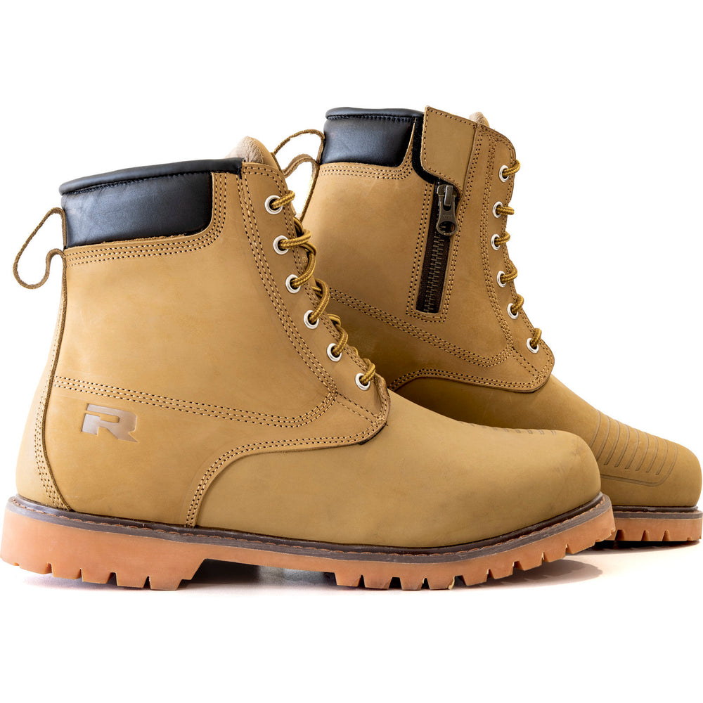 Richa Calgary Leather Motorcycle Boots 40 Tan (UK 6) EX-DISPLAY