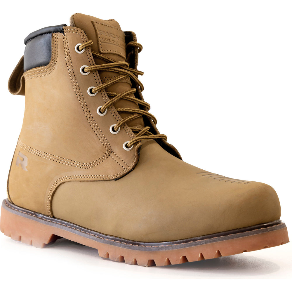 Richa Calgary Leather Motorcycle Boots 40 Tan (UK 6) EX-DISPLAY