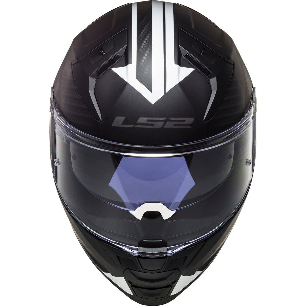 LS2 FF811 Vector II Splitter Motorcycle Helmet - Black White
