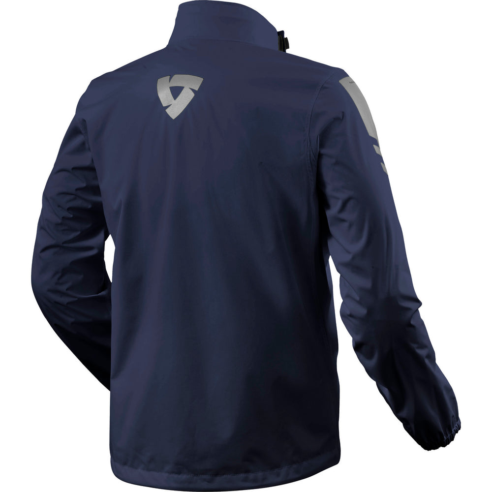 Rev It Cyclone 4 H2O Motorcycle Rain Jacket S Dark Blue
