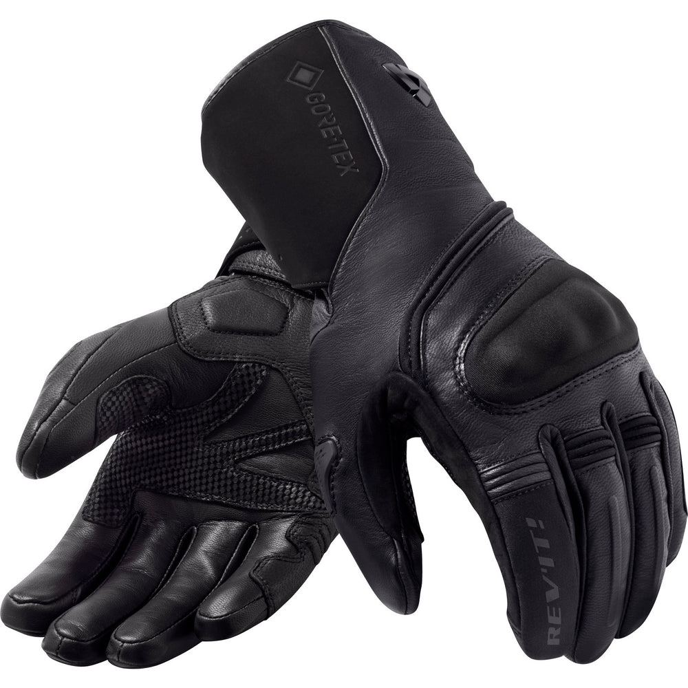 Rev It Kodiak 2 Gore-Tex Leather Motorcycle Gloves M Black