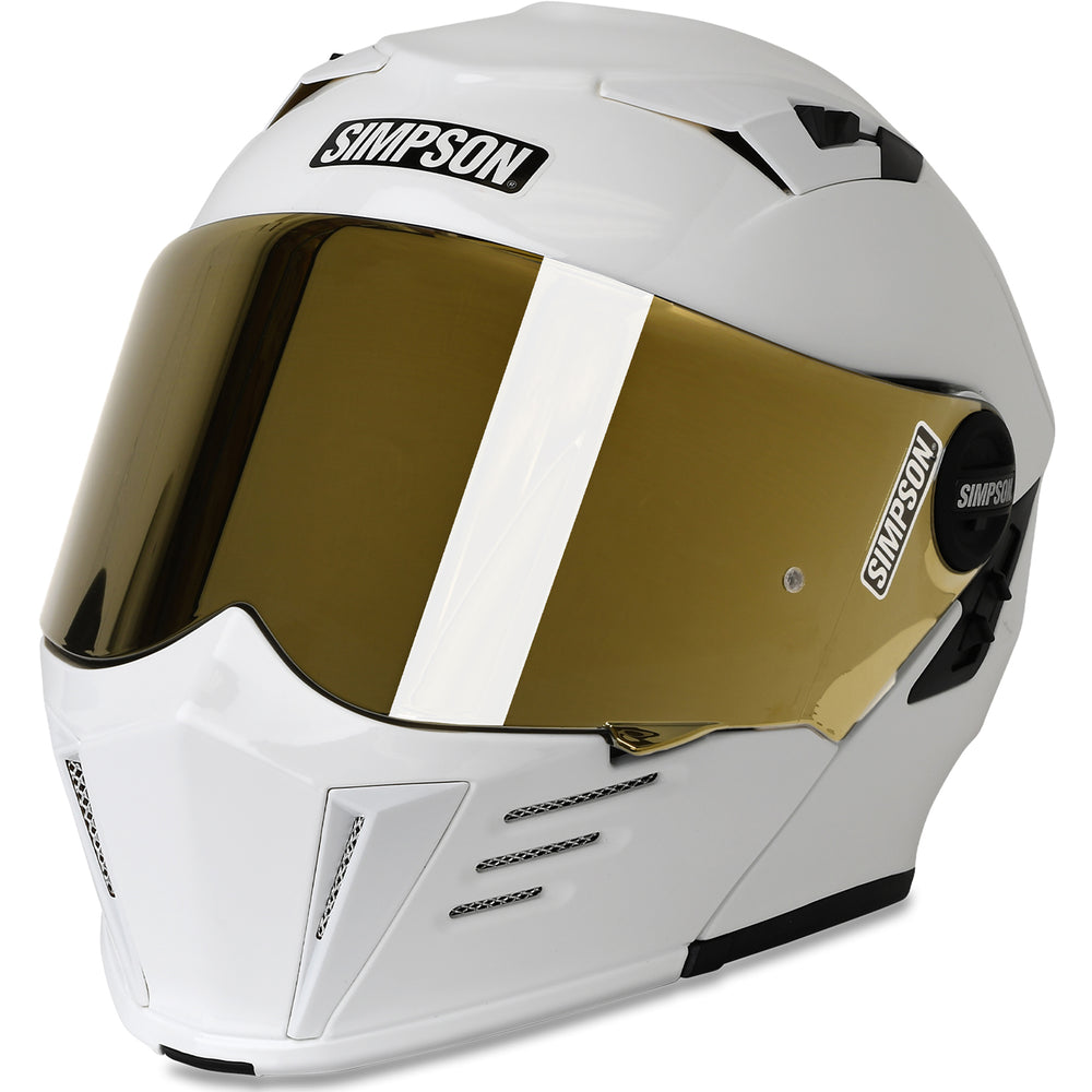 Simpson Darksome Solid Flip Front Motorcycle Helmet