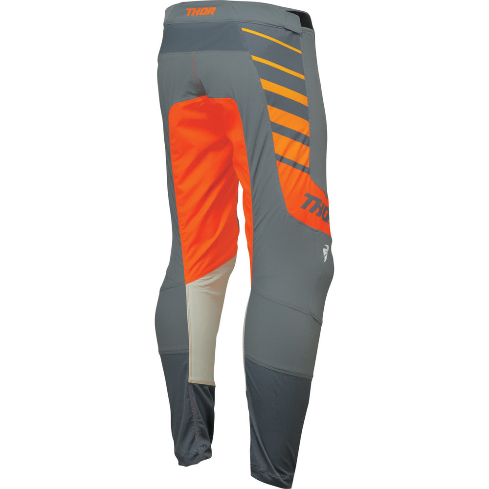 Thor Prime Analog 2024 Motocross Jersey & Pants Charcoal Orange Kit
