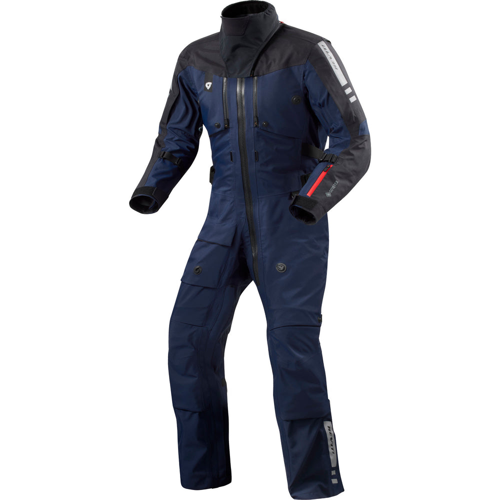 Rev It Paramount Gore-Tex One Piece Motorcycle Suit XXL Dark Blue Short
