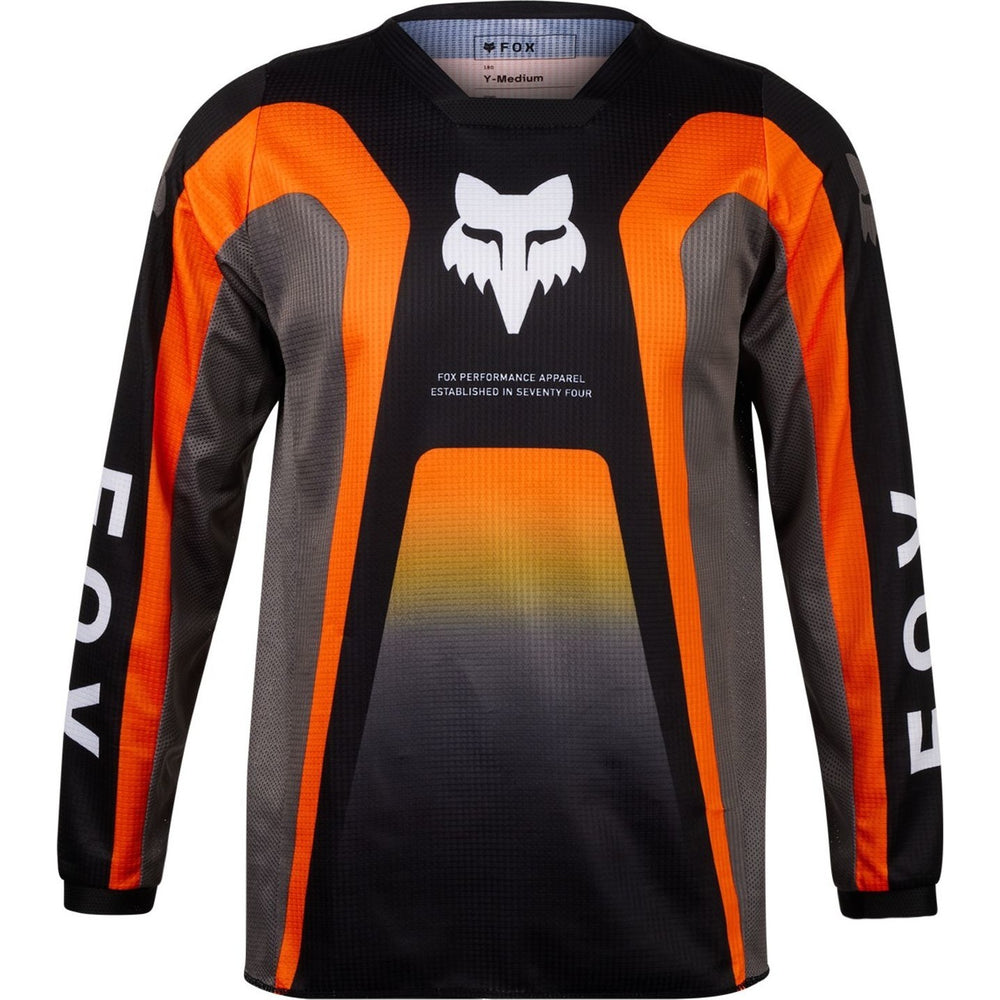 Fox Racing 2024 Youth 180 Ballast Motocross Jersey - Black Grey