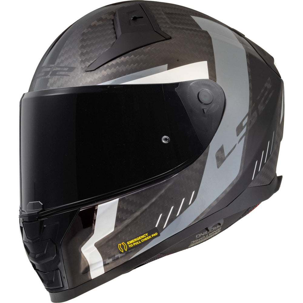LS2 FF811 Vector II Carbon Grid Motorcycle Helmet