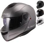 LS2 FF908 Strobe II Solid Flip Front Motorcycle Helmet