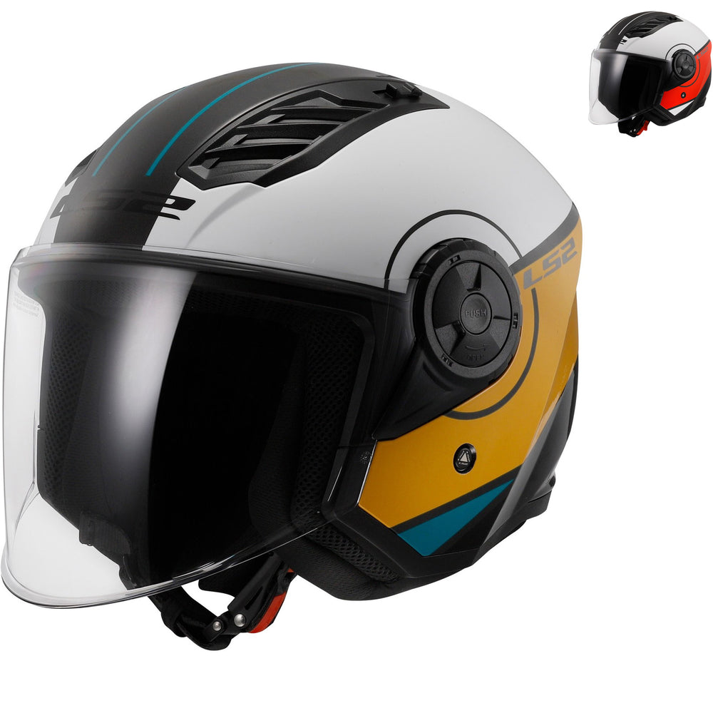 LS2 OF616 Airflow II Cover Open Face Motorcycle Helmet – Ghostbikes