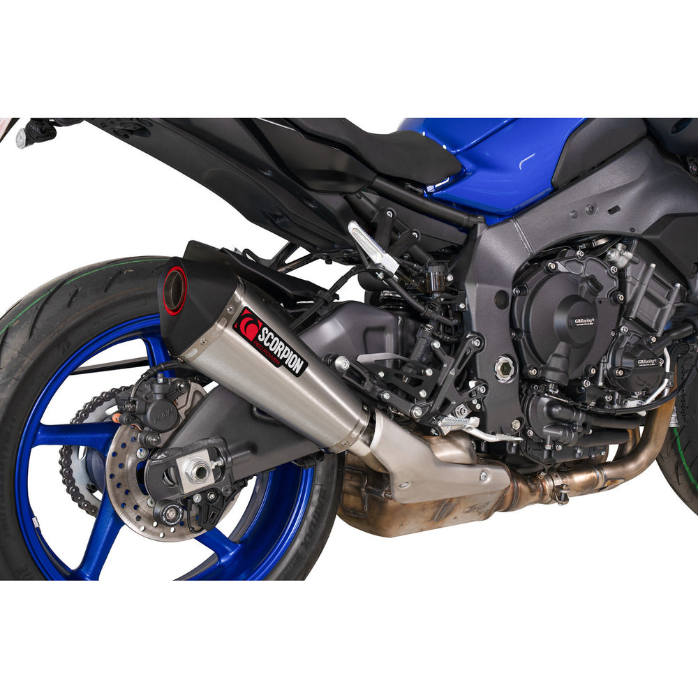 Scorpion Serket Taper Stainless Steel Slip-On Exhaust For Yamaha MT-10 2022-2025