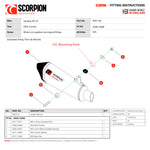 Scorpion Serket Taper Stainless Steel Slip-On Exhaust For Yamaha MT-10 2022-2025