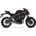Scorpion Red Power Full System Stainless Steel Exhaust for Kawasaki Z650 2020 - 2023