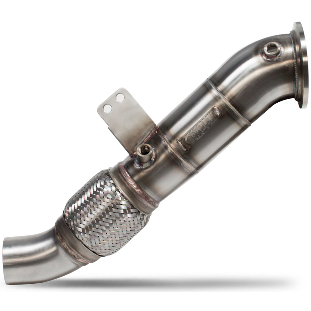 Scorpion Car Exhaust High-Flow De-Cat Turbo-Downpipe for BMW 340i 2015-2018 & 440i 2016-2018