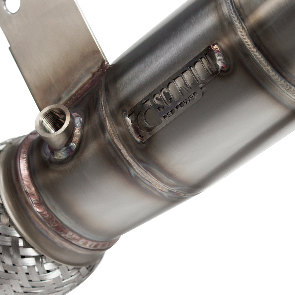 Scorpion Car Exhaust High-Flow De-Cat Turbo-Downpipe for BMW 340i 2015-2018 & 440i 2016-2018