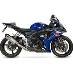 Scorpion Serket Parallel Stainless Steel Slip-On Exhaust For Suzuki GSX-R600 And GSX-R750 2006-2007