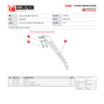 Scorpion Footrest Delete Kit For Suzuki GSX-R600 And GSX-R750 2006-2007