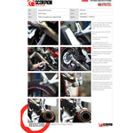 Scorpion Serket Taper Stainless Steel Slip-On Exhaust For Honda CB750 Hornet 2023