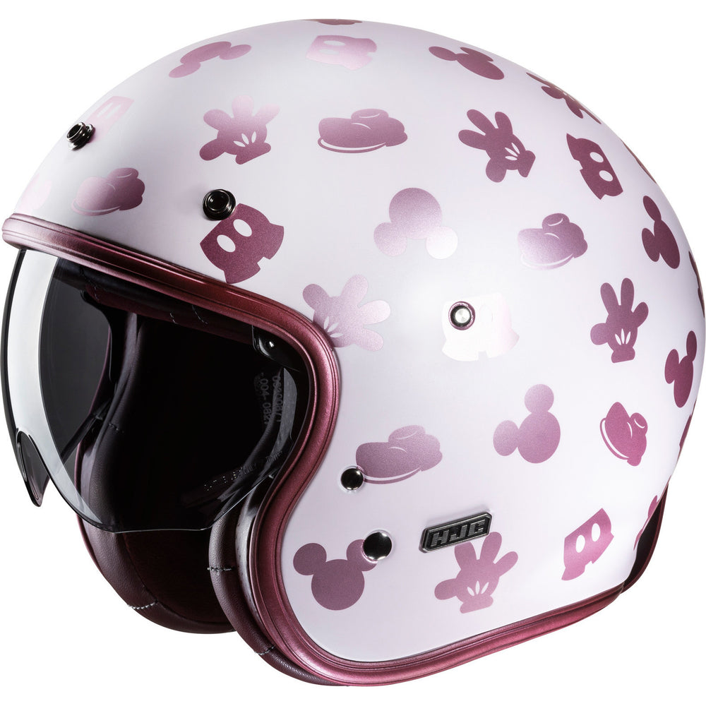 disney themed motorcycle helmets HJC V31 Disney Mickey Open Face Motorcycle Helmet – Ghostbikes