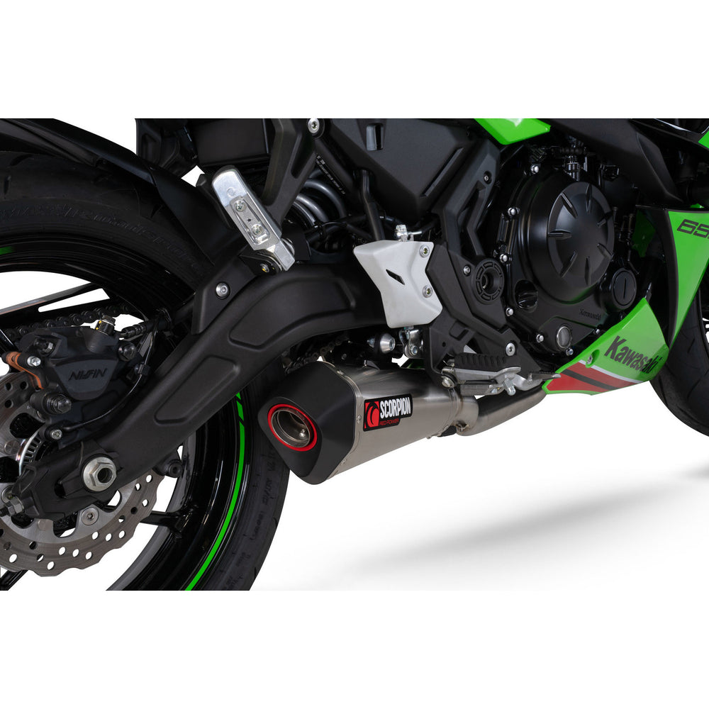 Scorpion Serket Taper Full System Stainless Steel Exhaust for Kawasaki Ninja 650 2023