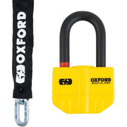 Oxford Chain 12 mm x 2.0 m & Boss Alarm Disc Lock 14 mm