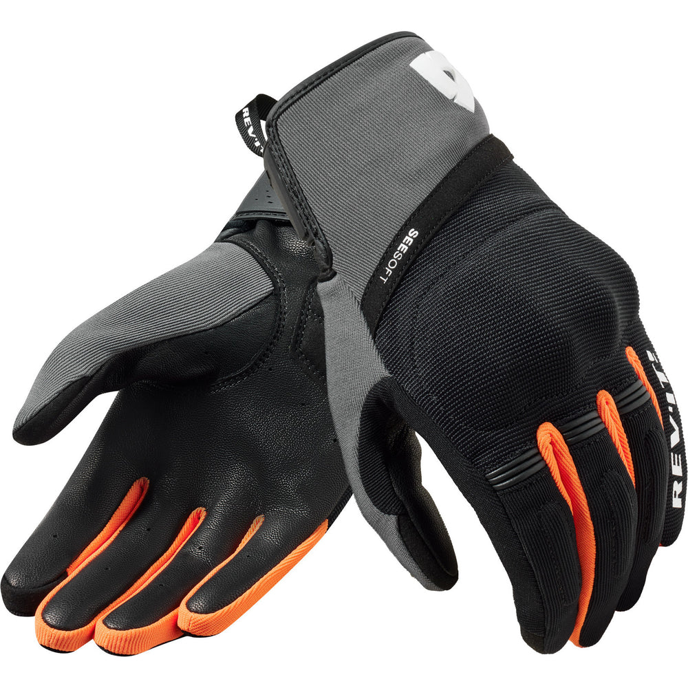 Rev It Mosca 2 Motorcycle Gloves XXL Black Orange