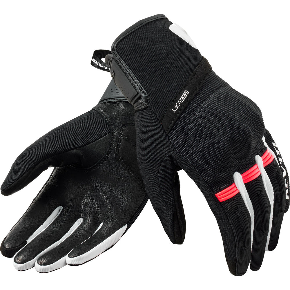 Rev It Mosca 2 Ladies Motorcycle Gloves XL Black Pink