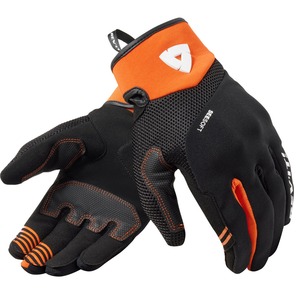 Rev It Endo Motorcycle Gloves XXL Black Orange
