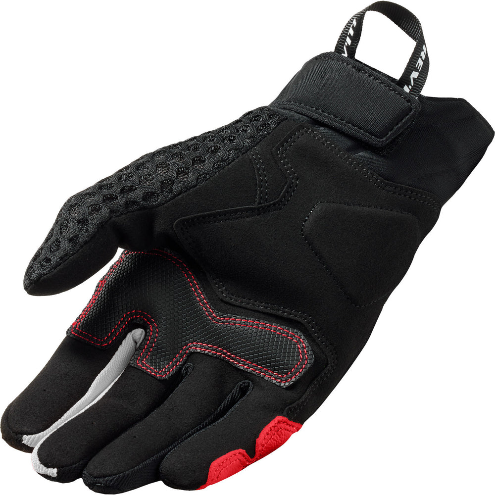 Rev It Veloz Motorcycle Gloves L Black Red