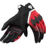 Rev It Veloz Ladies Motorcycle Gloves XL Black Red