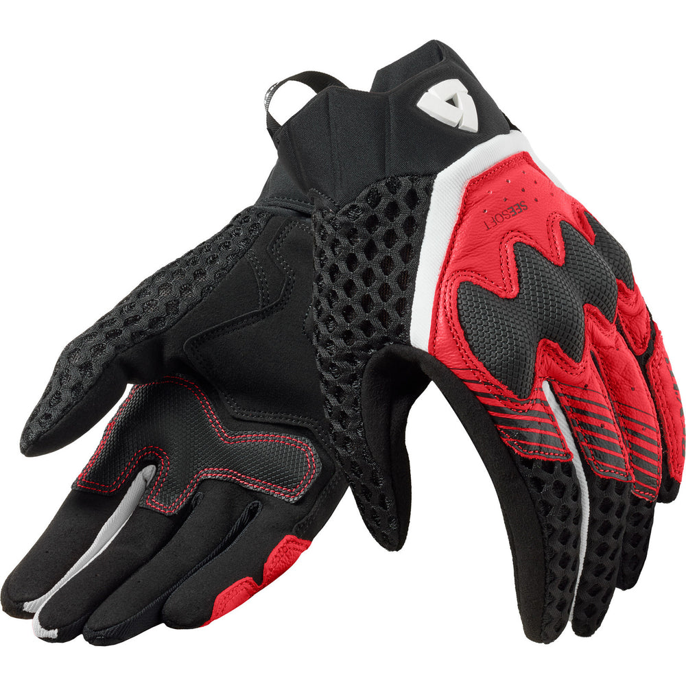 Rev It Veloz Ladies Motorcycle Gloves M Black Red