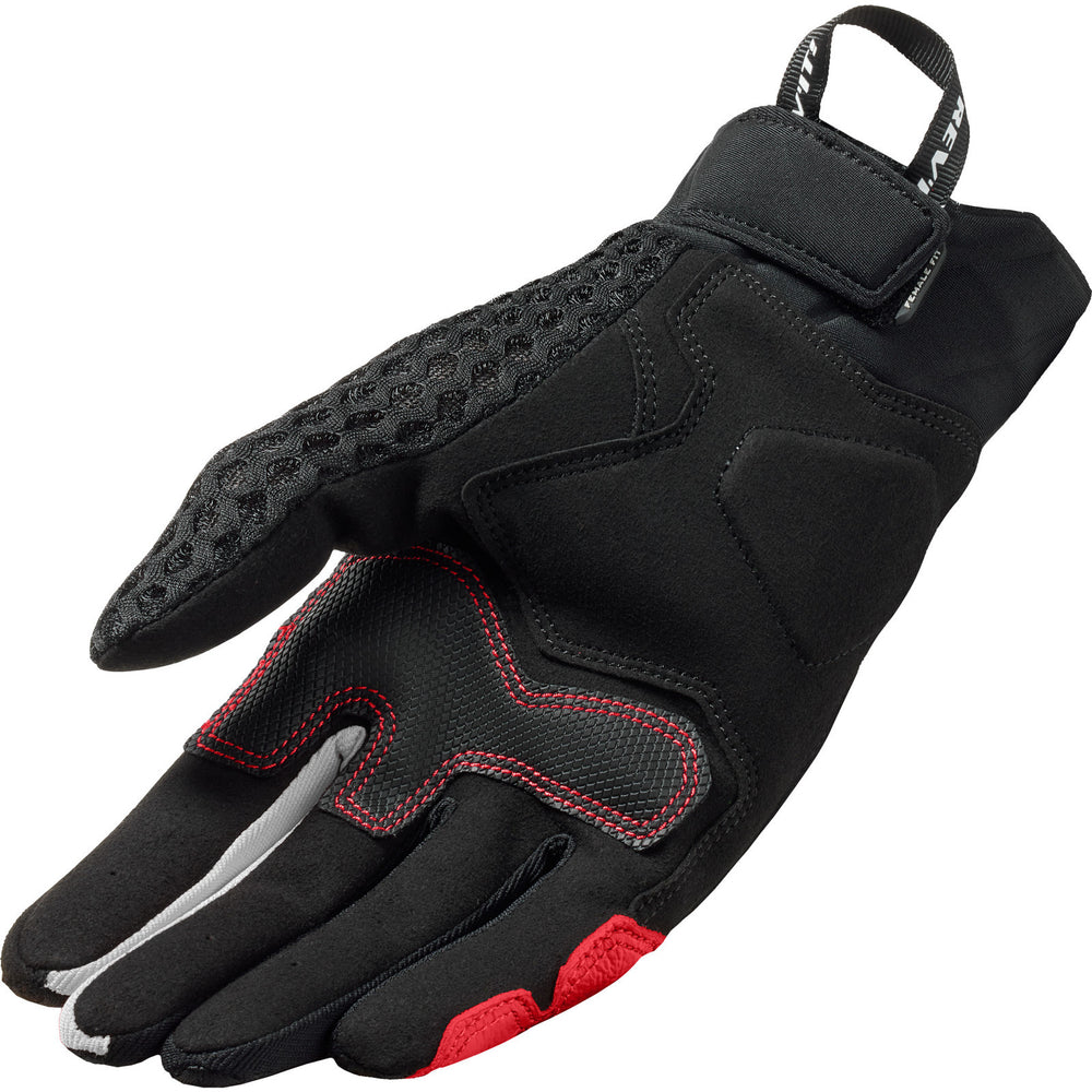 Rev It Veloz Ladies Motorcycle Gloves M Black Red