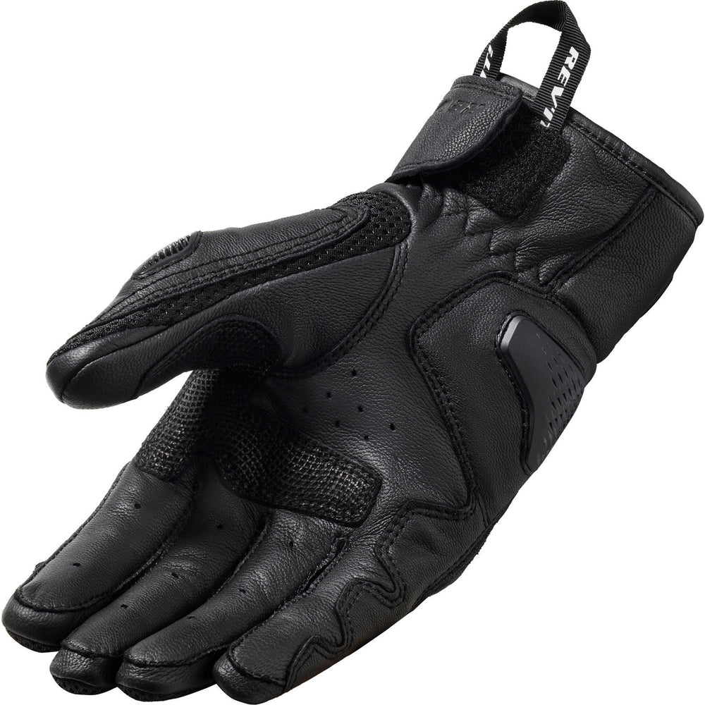 Rev It Dirt 4 Leather Motorcycle Gloves L Black
