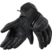 Rev It Dirt 4 Ladies Leather Motorcycle Gloves XL Black