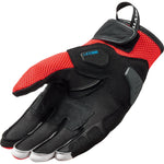 Rev It Ritmo Leather Motorcycle Gloves 3XL Black Neon Red