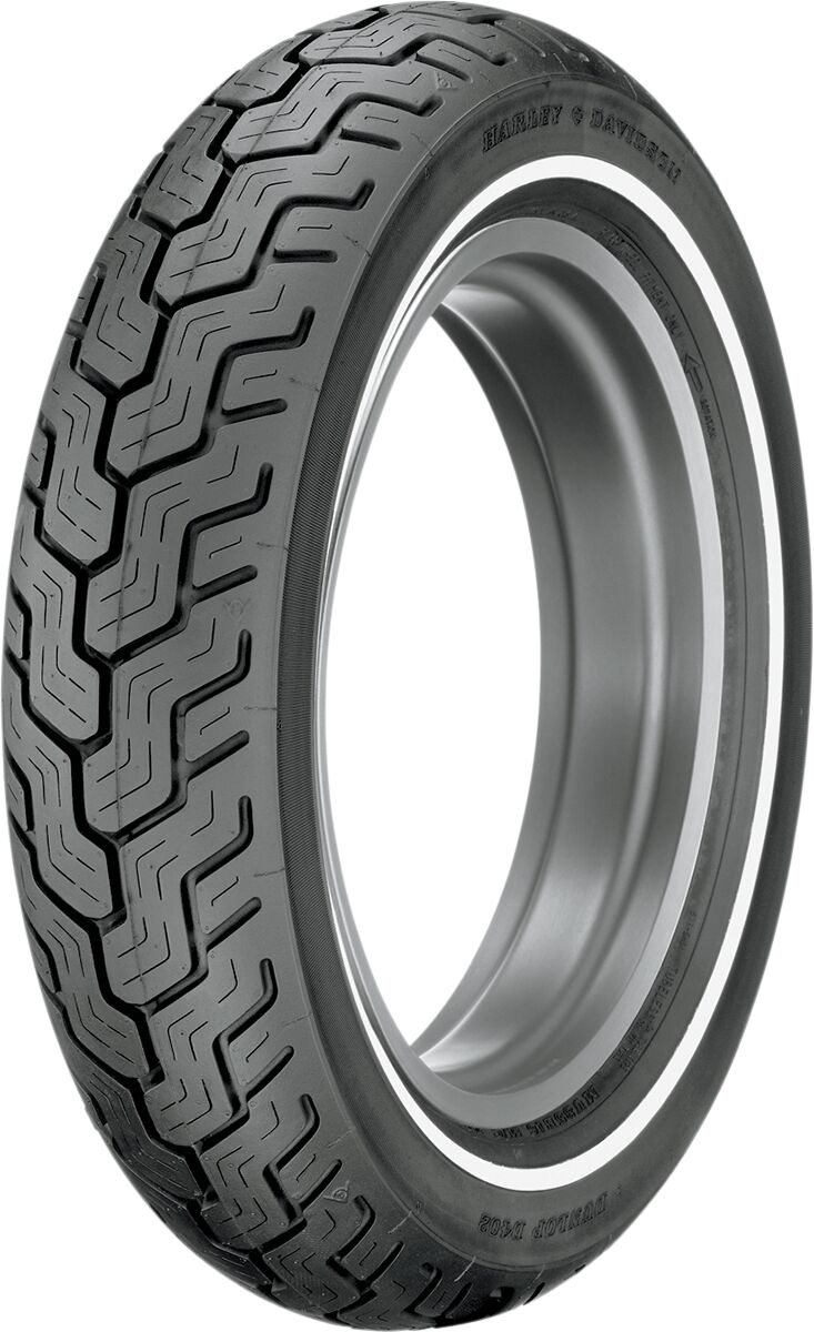 Dunlop D402 74H TL Rear Slim Whitewall Tyre - MT90-16"