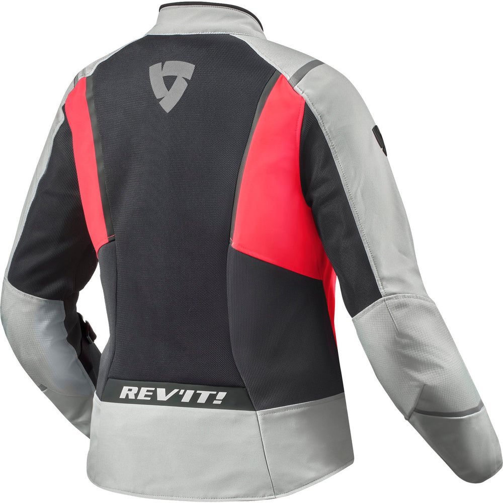 Rev It Airwave 4 Ladies Motorcycle Jacket 44 Grey Pink (UK 16)