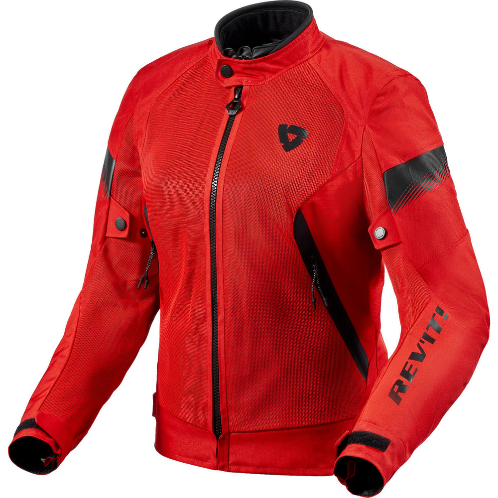 Rev It Control Air H2O Ladies Motorcycle Jacket 42 Red Black (UK 14)