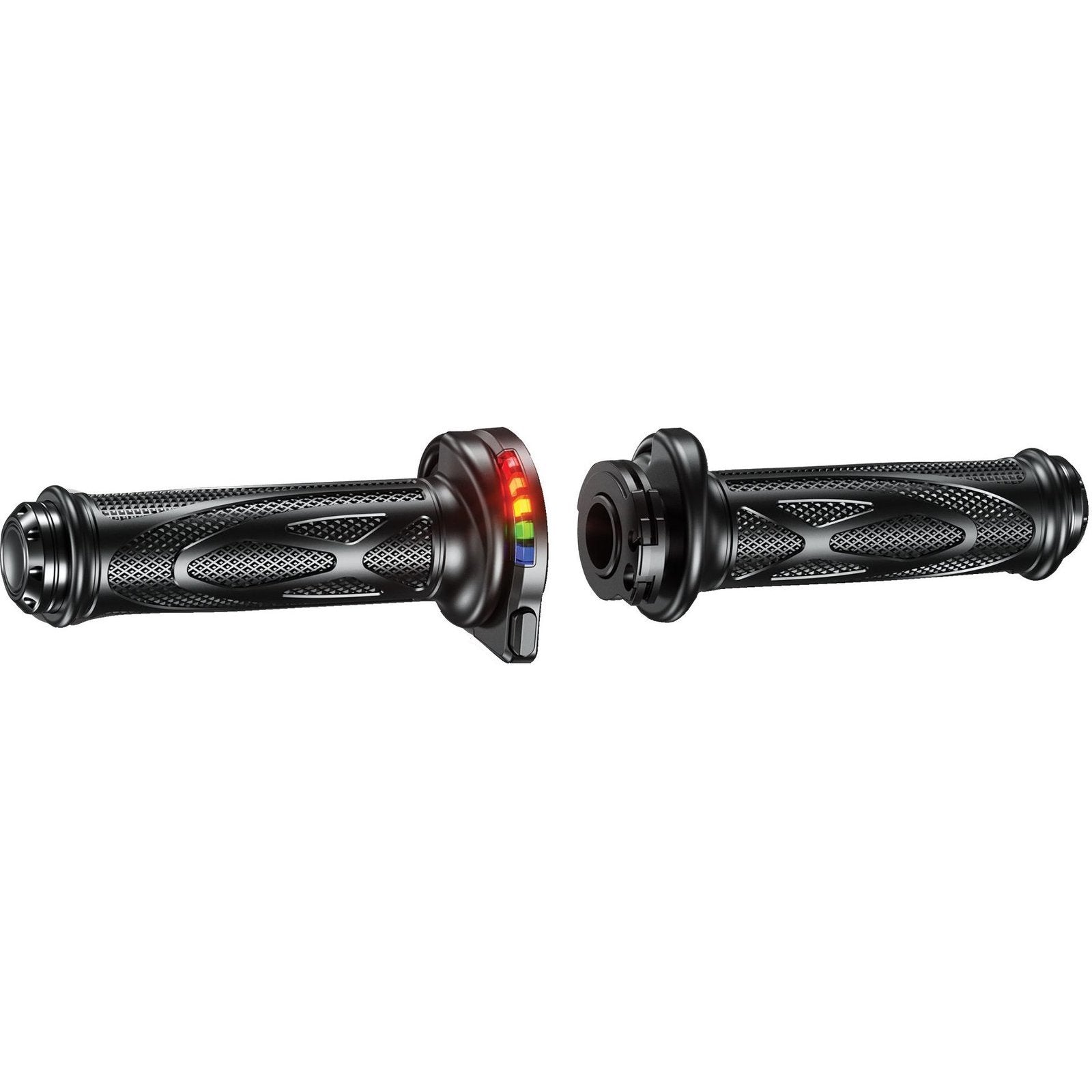 Bike It Commander Motorcycle Handlebar Heated Grips with Integral Thro ...