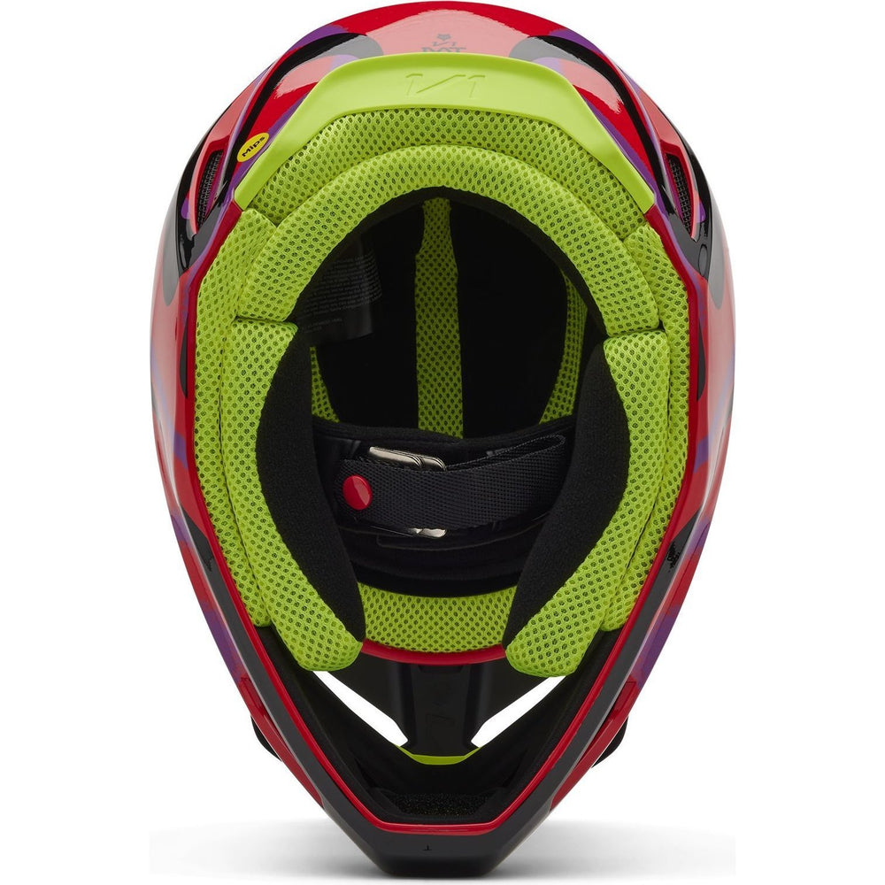 Fox Racing 2025 V1 MIPS Emotion Motocross Helmet