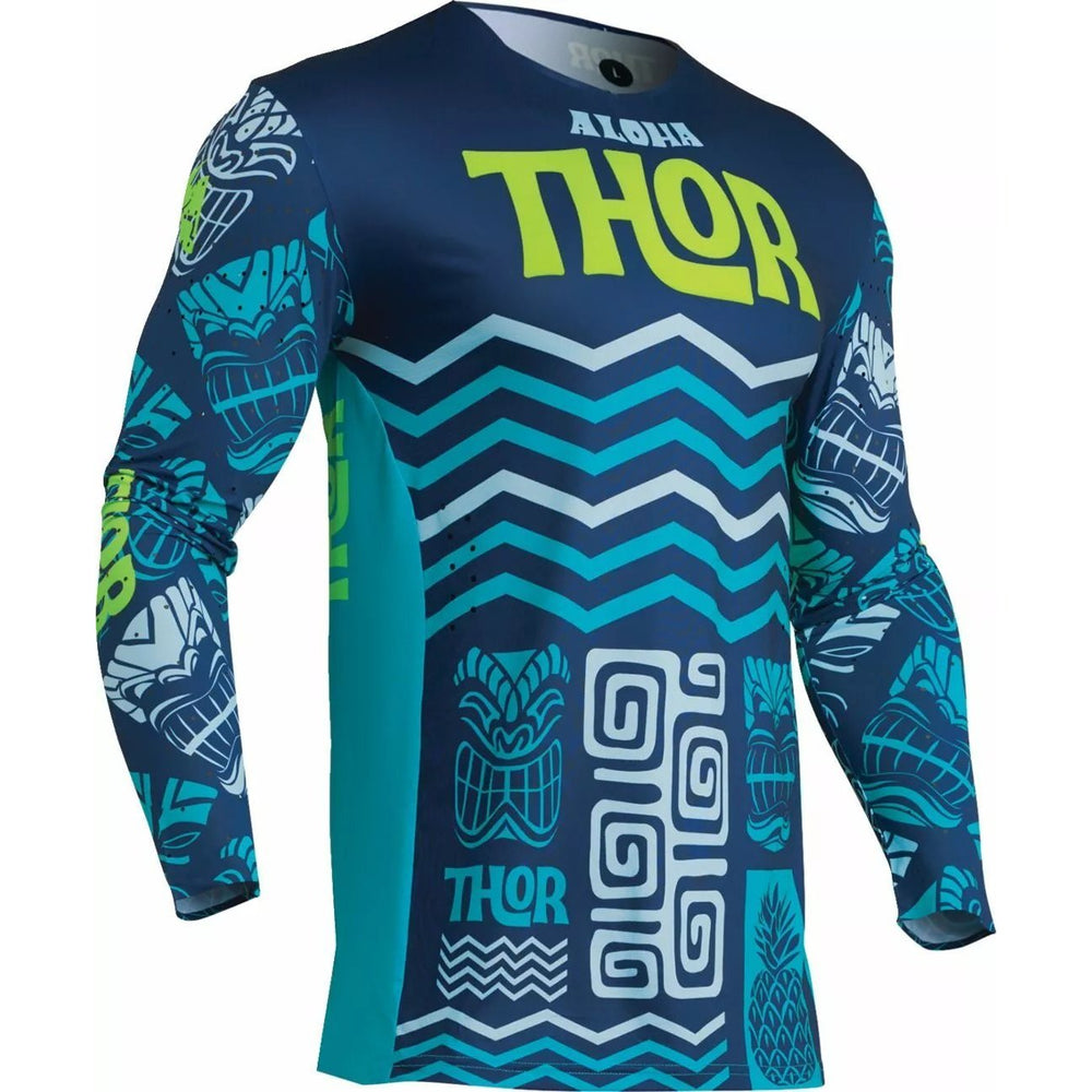 thor motocross gear Thor 2024 Prime Aloha Motocross Jersey – Ghostbikes