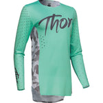 Thor 2025 Sportmode Shadow Ladies Motocross Jersey - Teal