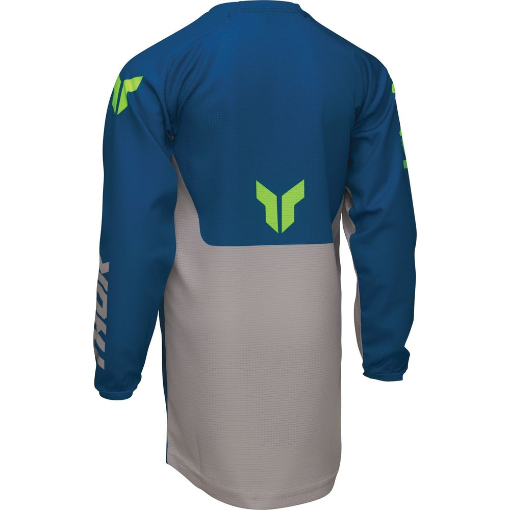 Thor 2025 Launchmode Forge Youth Motocross Jersey - Blue