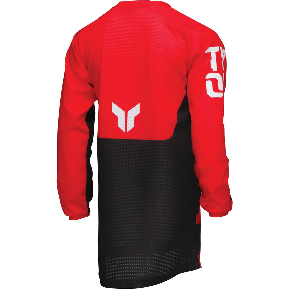 Thor 2025 Launchmode Forge Youth Motocross Jersey - Red