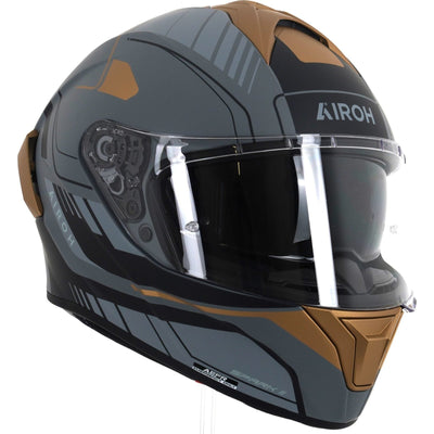 Airoh Spark 2 Chrono Motorcycle Helmet - Matt Gold