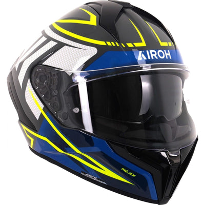 Airoh Matryx Rider Motorcycle Helmet - Blue