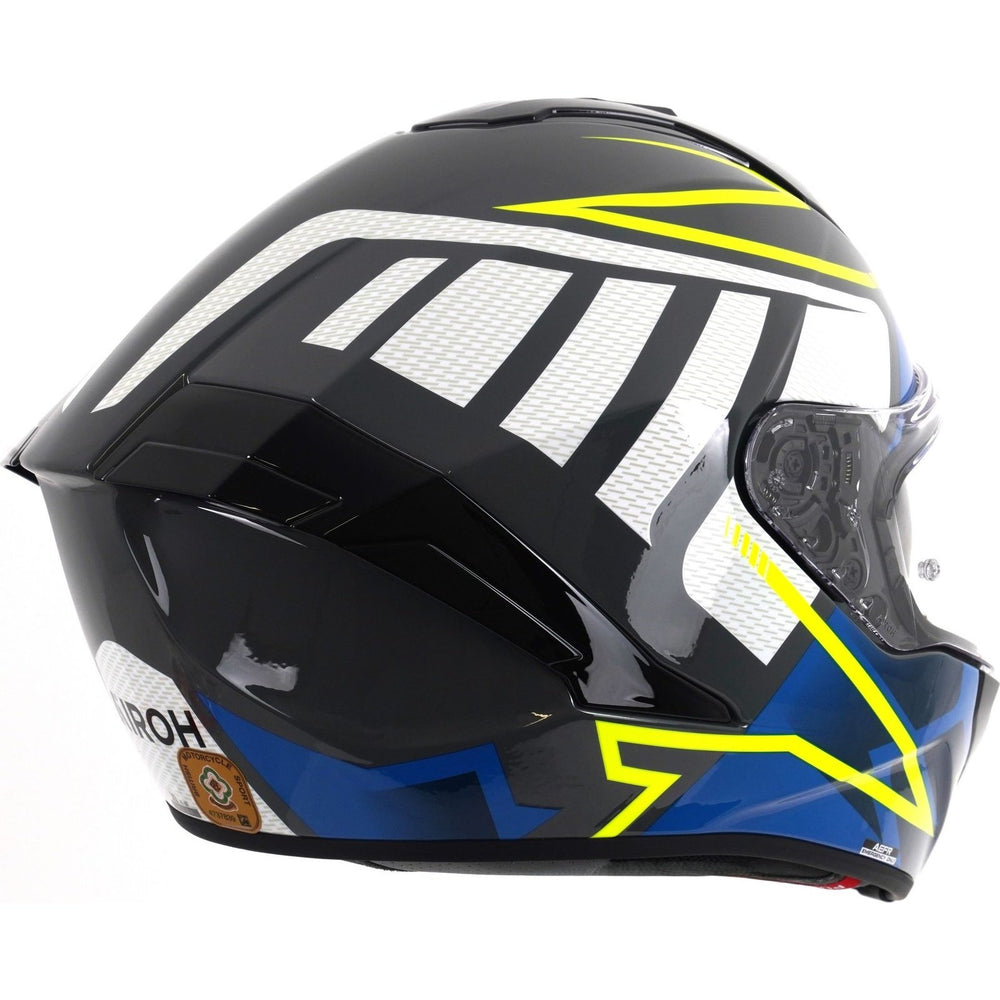 Airoh Matryx Rider Motorcycle Helmet - Blue