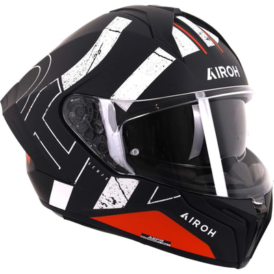 Airoh Matryx Scope Motorcycle Helmet - Matt Orange