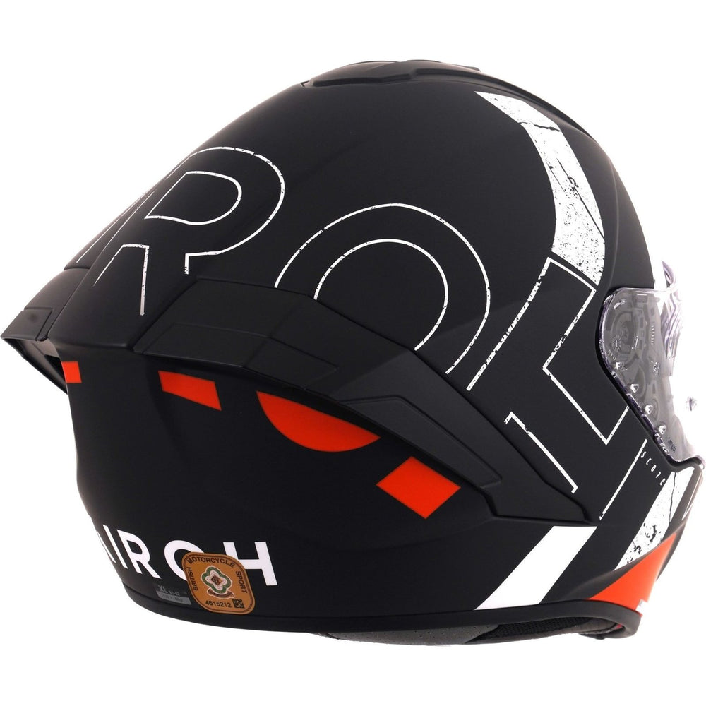 Airoh Matryx Scope Motorcycle Helmet - Matt Orange
