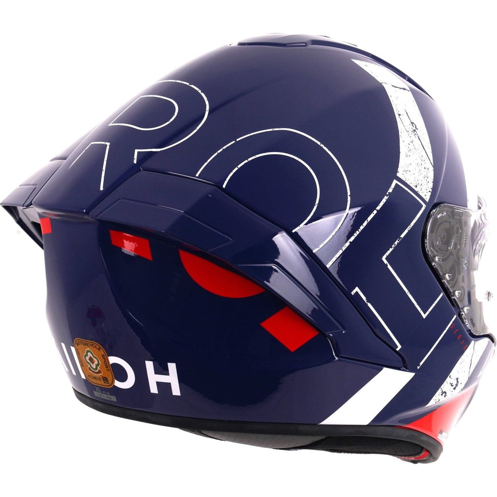 Airoh Matryx Scope Motorcycle Helmet - Blue Red